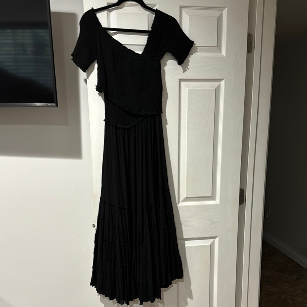 Poupette  st Barth Elegant Black Women's Dress  sizes